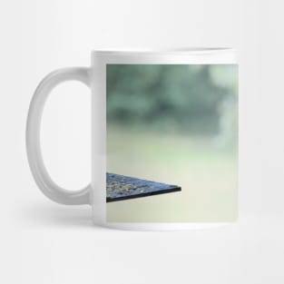 Bluejay in flight Mug